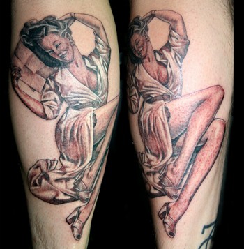 Randy Prause - black n grey pin up